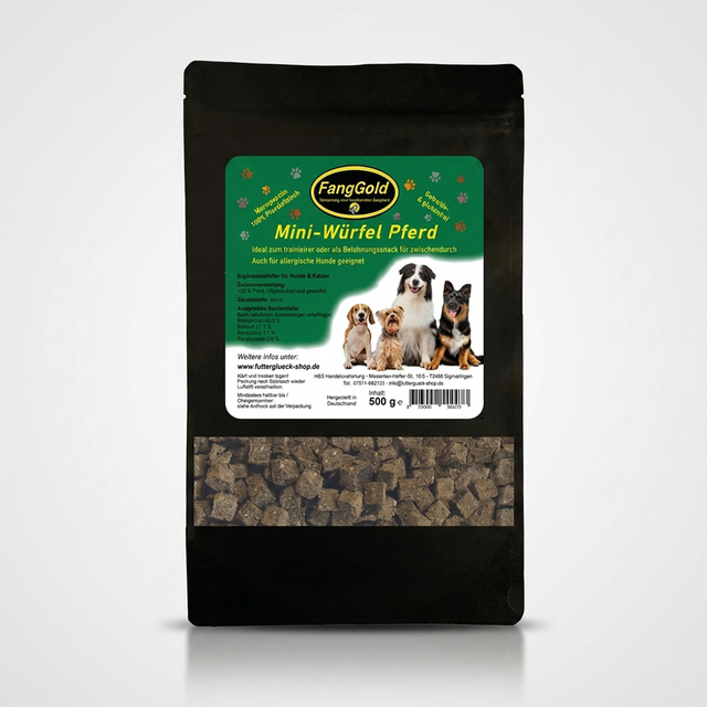 FangGold Mini-Würfel Pferd 500 g – Bild 2
