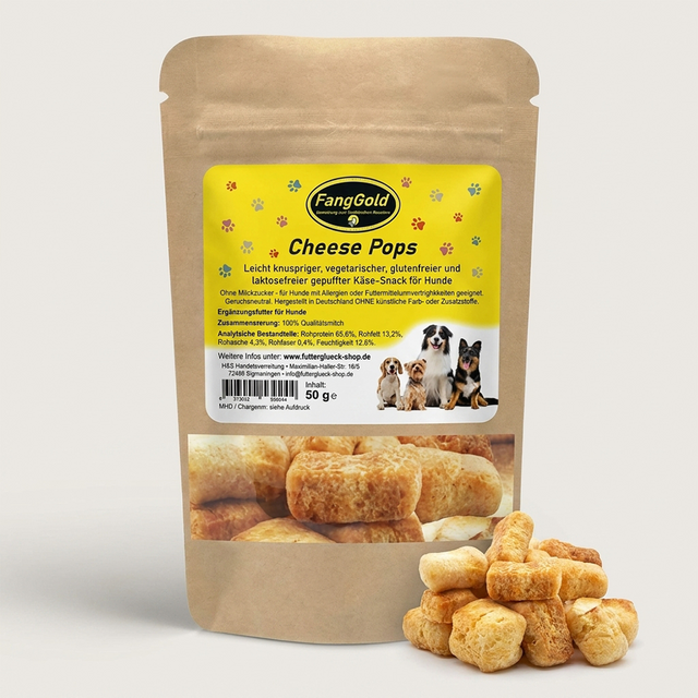 FangGold Cheese Pops - Gepuffter Käse 50 g – Bild 2