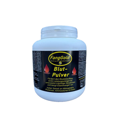 Blutpulver – Nahrungsergänzung für Hunde