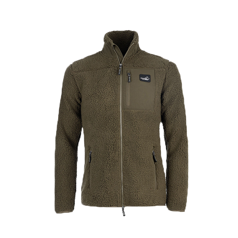 Sherpa Fleecejacke Damen Olivgrün – Bild 1