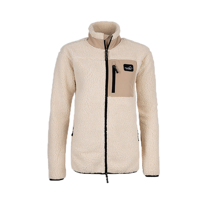 Sherpa Fleecejacke Damen Creme – Nahrungsergänzung für Hunde