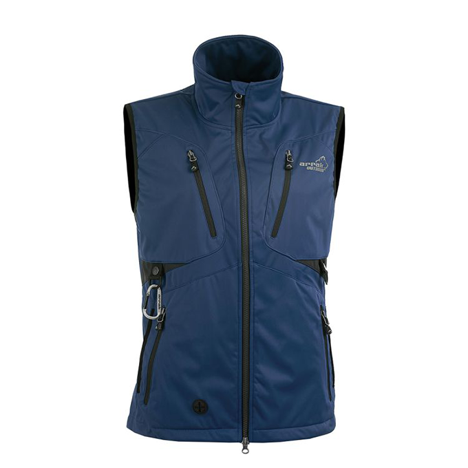 Softshellweste Acadia Damen Marineblau – Bild 1