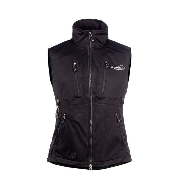 Softshellweste Acadia Damen Schwarz – Bild 1