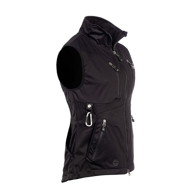 Softshellweste Acadia Damen Schwarz – Bild 3
