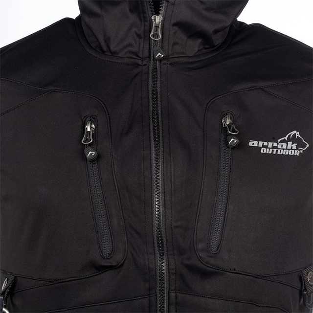 Softshellweste Acadia Damen Schwarz – Bild 5