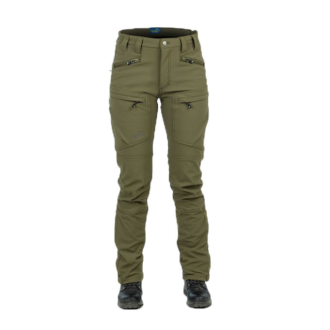 Thermo Action Hose Damen Olivgrün – Bild 1