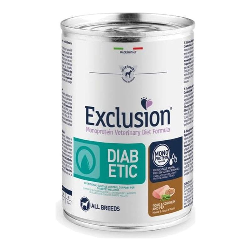 Exclusion Diabetic Schwein, Hirse & Erbse 400 g