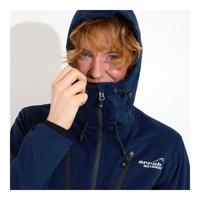 Arrak Softshelljacke Akka für Damen Marineblau