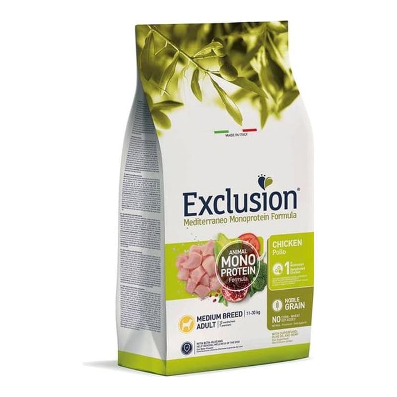Exclusion Mediterraneo Noble Grain Adult Huhn Large