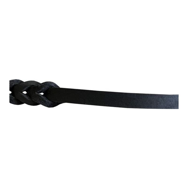 Deutsche Fettlederleine 12mm braun