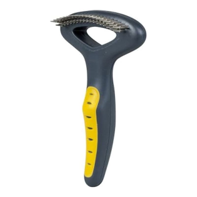 Dog brush double row
