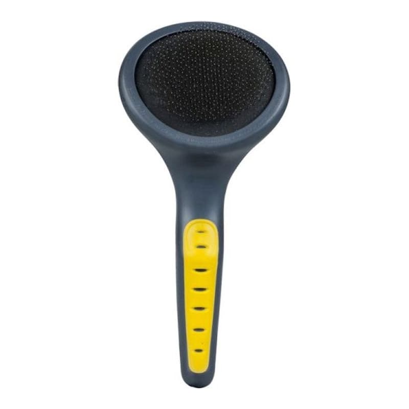 Dog brush with handle