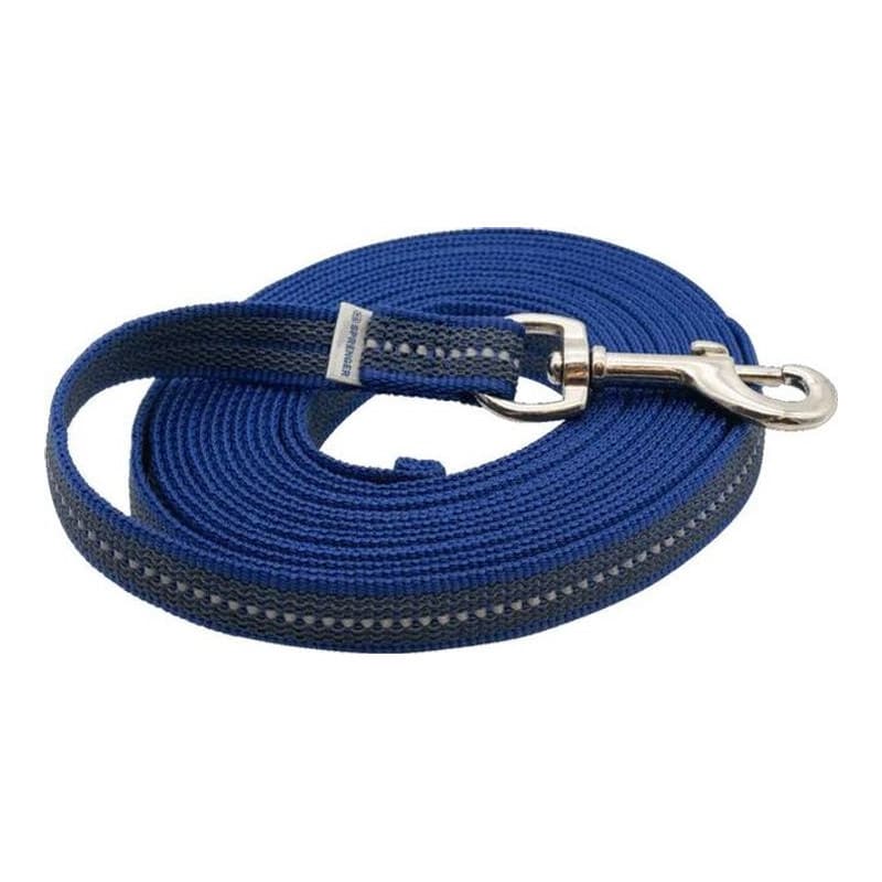 Doppelt gummierte Leine mit Messingkarabiner