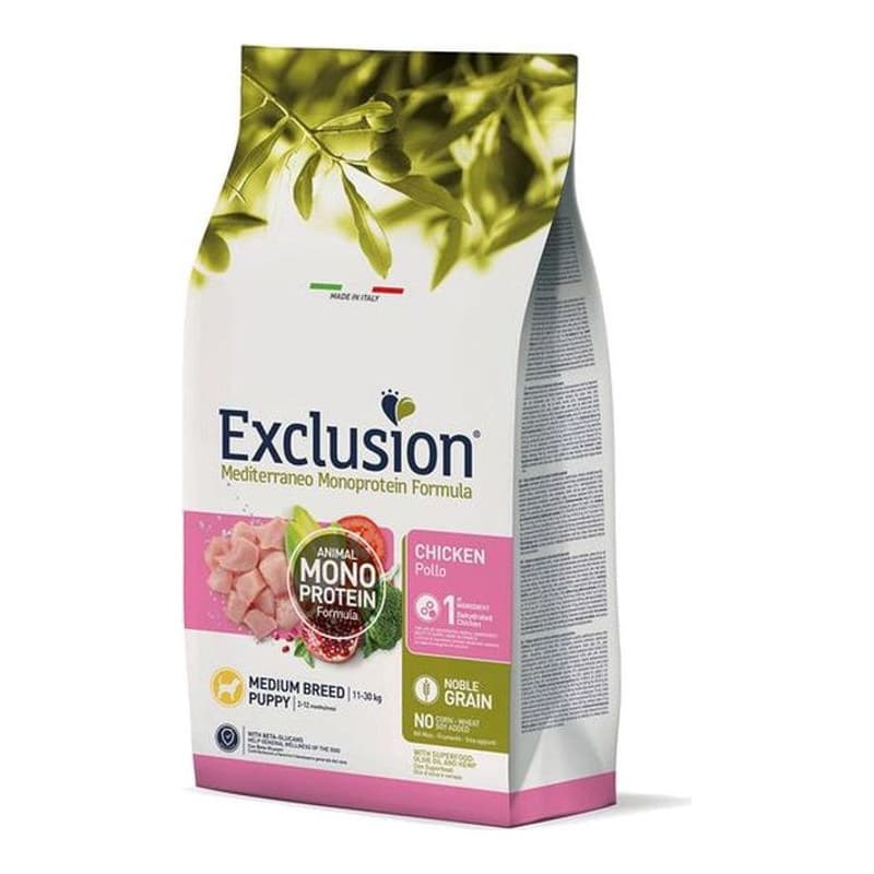 Exclusion Mediterraneo Noble Grain Puppy Huhn Nassfutter