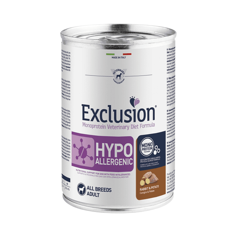 Exclusion Hypoallergenic Kaninchen & Kartoffel Nassfutter