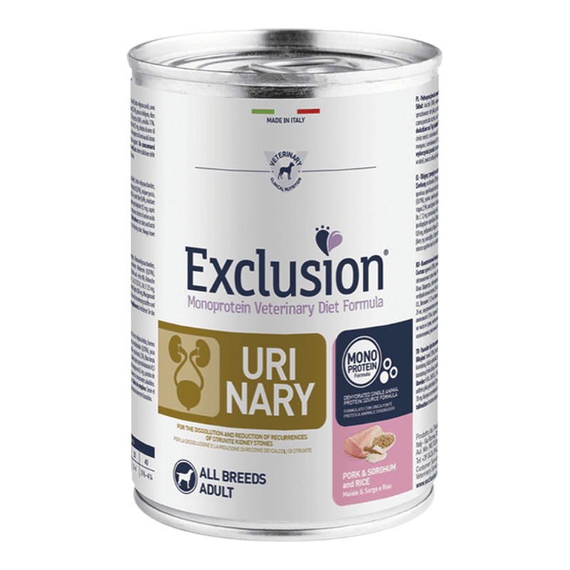 Exclusion Urinary Schwein, Reis & Hirse Nassfutter