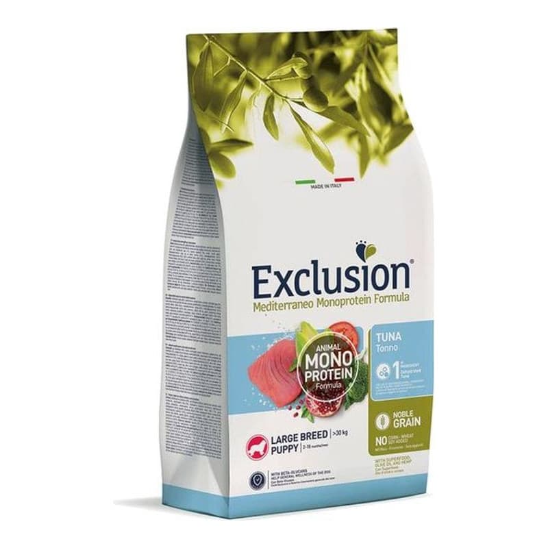 Exclusion Mediterraneo Noble Grain Puppy Thunfisch