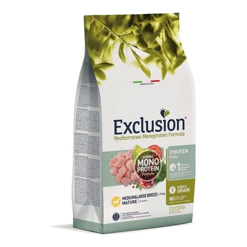 Exclusion Mediterraneo Noble Grain Senior Huhn