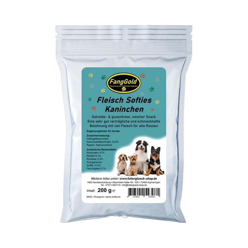 FangGold Fleisch Softies Kaninchen
