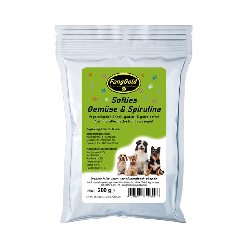 FangGold Softies Gemüse & Spirulina vegetarisch