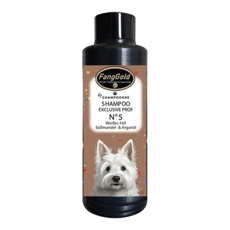 FangGold CHAMPOOGNE Shampoo No.5 Weißes Fell Süßmandel- & Arganöl