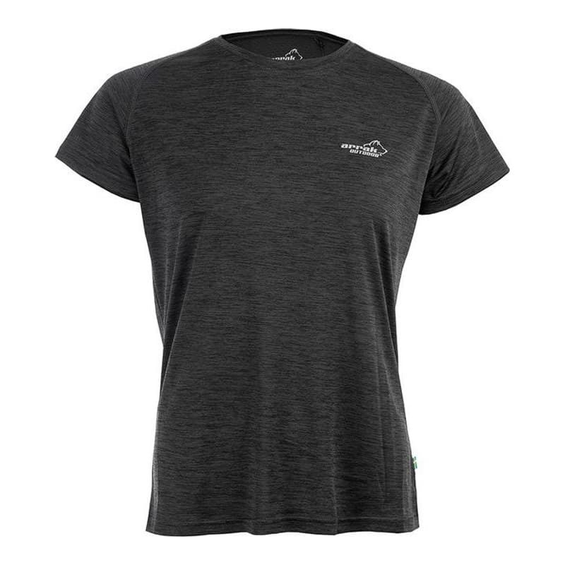 Action Funktions-T-Shirt Damen Schwarz
