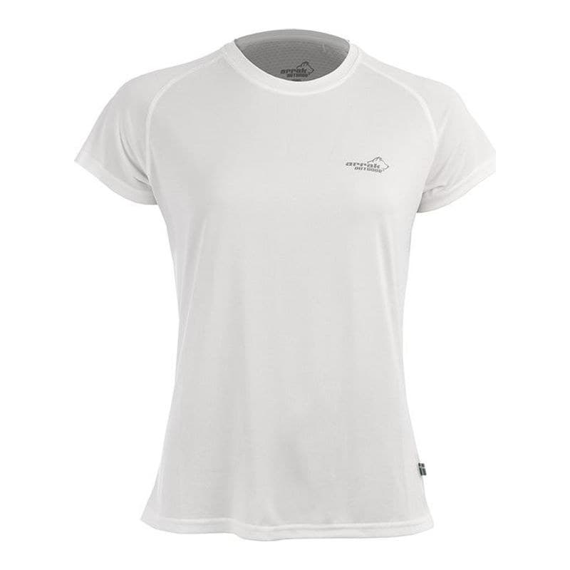 Action Funktions-T-Shirt Damen Weiß