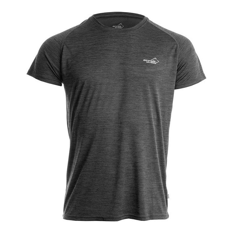 Action Funktions-T-Shirt Herren Schwarz