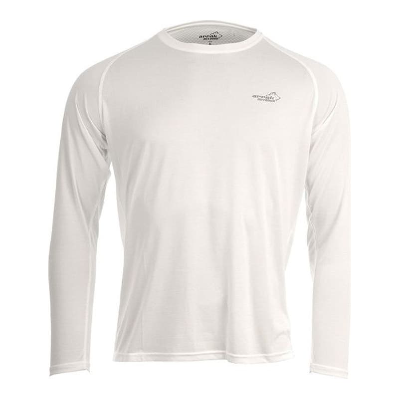 Action Funktions-T-Shirt Langärmelig Herren Weiß