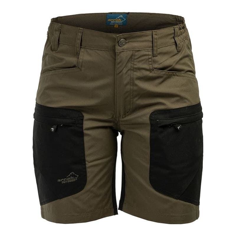 Active Stretch Shorts Damen Braun