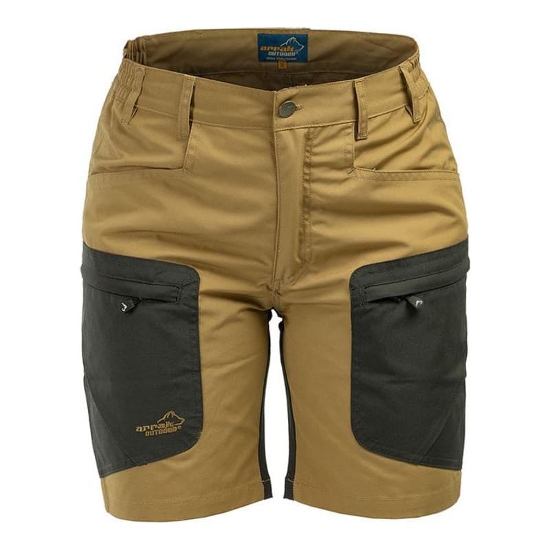 Active Stretch Shorts Damen Khaki
