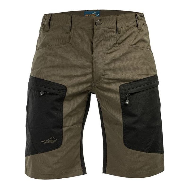 Active Stretch Shorts Herren Braun