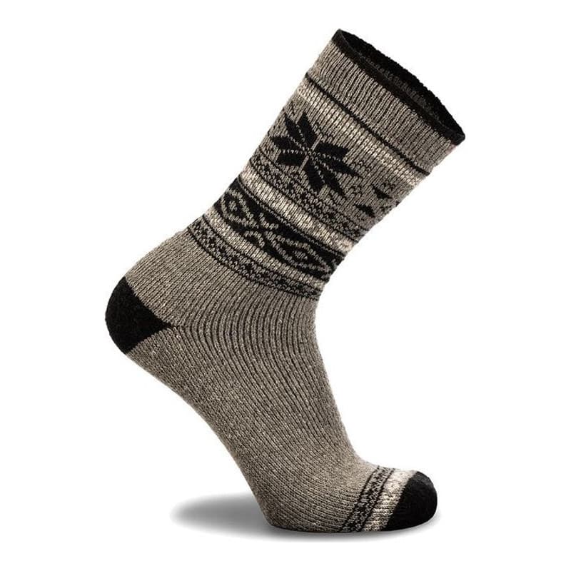 Aktive Socken aus Wolle Grau