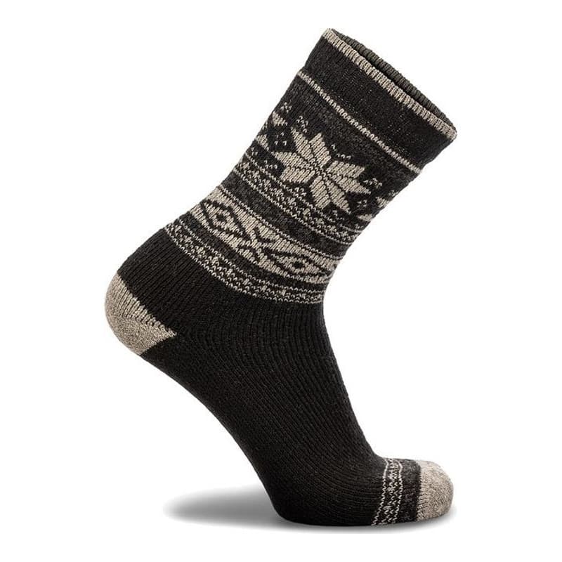 Aktive Socken aus Wolle Schwarz