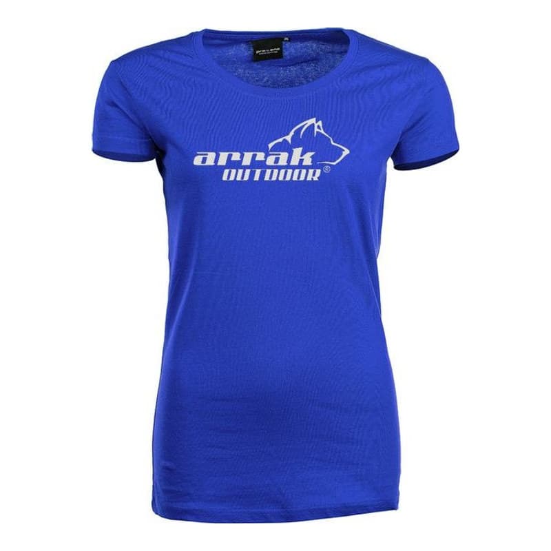 Arrak Baumwoll-T-Shirt Damen Royal Blau
