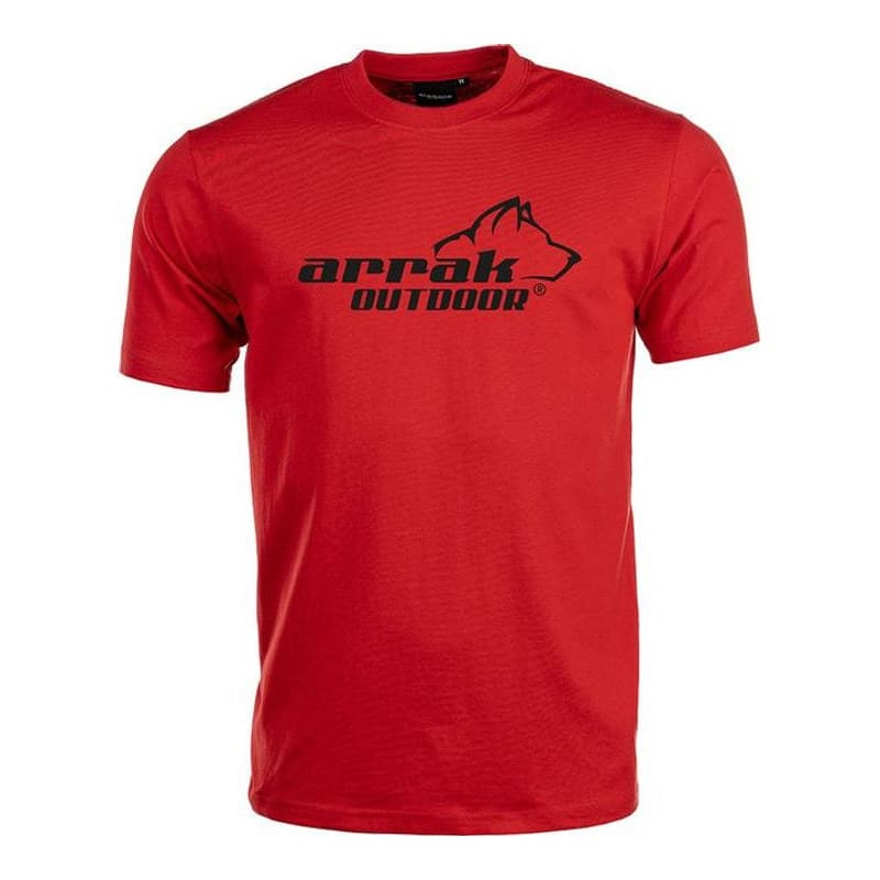 Arrak Baumwoll-T-Shirt Herren rot