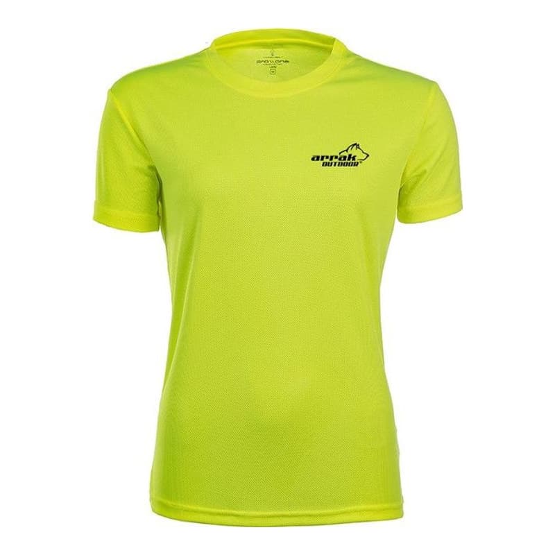 Arrak Funktions-T-Shirt Damen Gelb