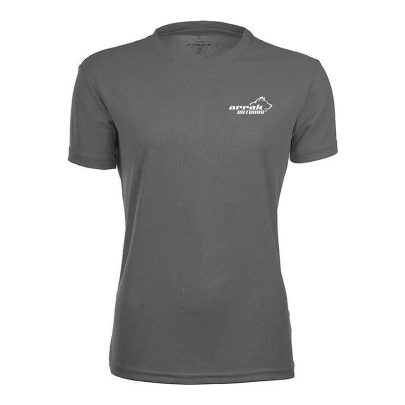 Arrak Funktions-T-Shirt Damen Grau