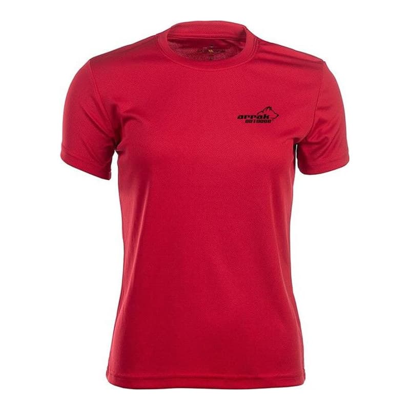 Arrak Funktions-T-Shirt Damen Rot