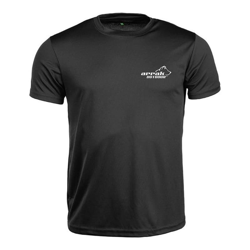 Arrak Funktions-T-Shirt Herren Schwarz