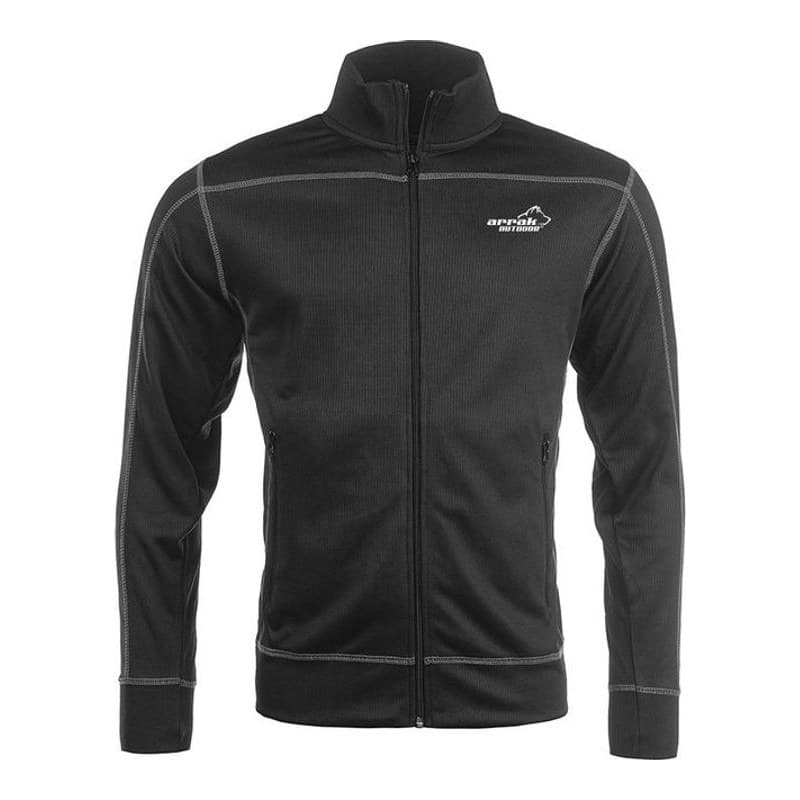 Arrak Funktionsjacke Junior Schwarz/Grau