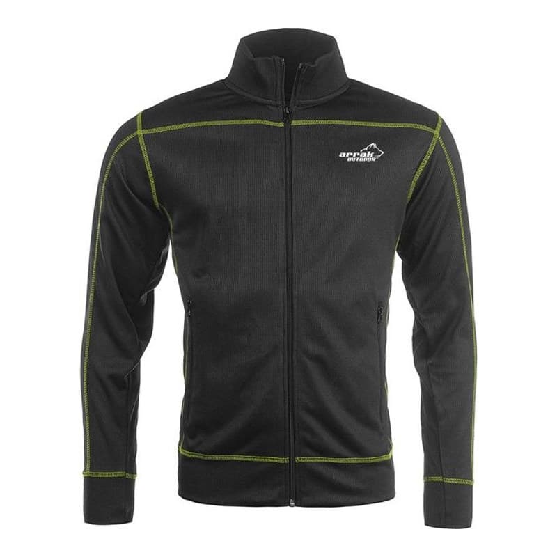 Arrak Funktionsjacke Junior Schwarz/Kalk