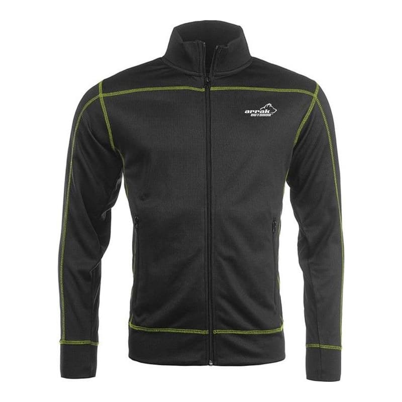 Arrak Funktionsjacke Schwarz/Kalk