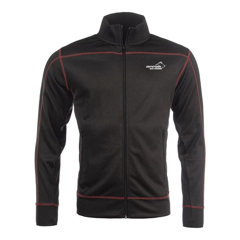 Arrak Funktionsjacke Schwarz/Rot