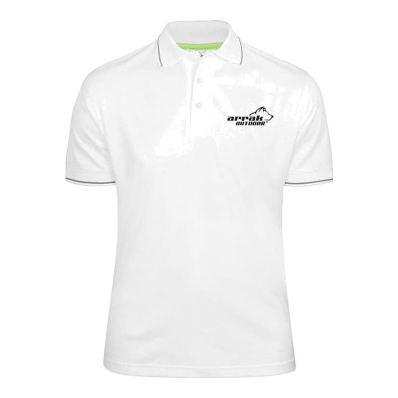 Arrak Golfer Piqué-Polohemd Herren Weiß