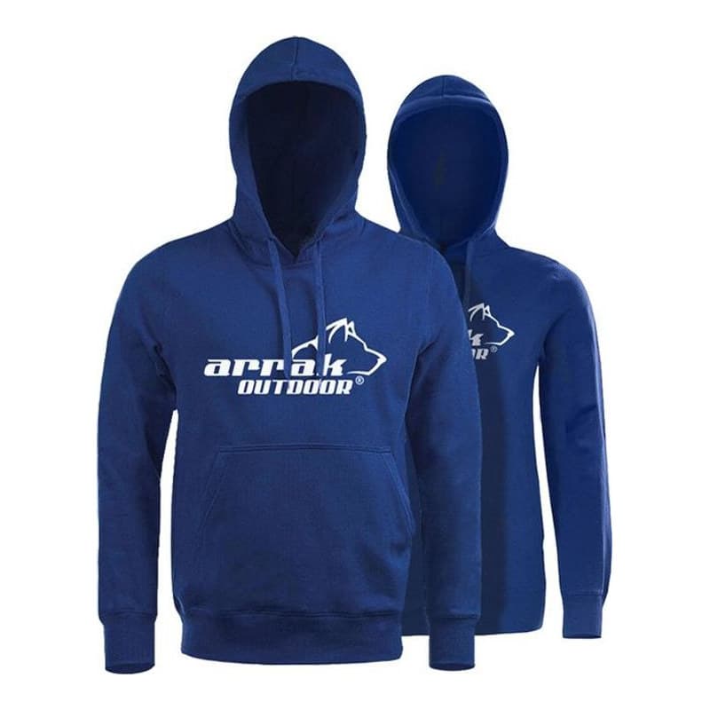 Arrak Hood Sweater Blau