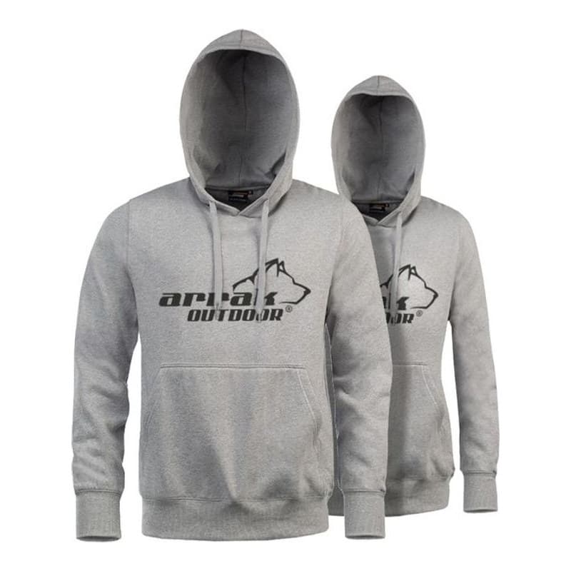 Arrak Hood Sweater Grau
