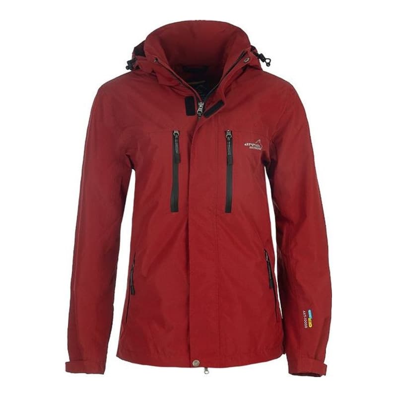 Arrak Regenjacke für Damen Rot