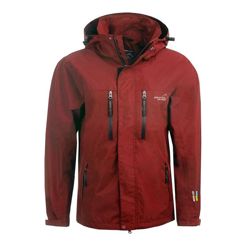 Arrak Regenjacke für Herren Rot