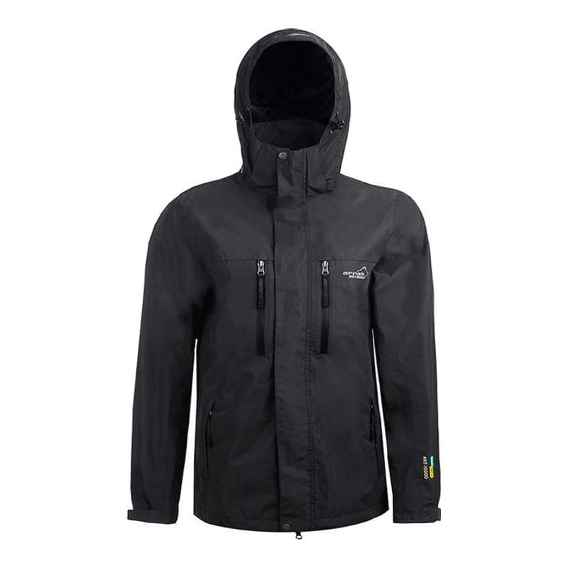 Arrak Regenjacke für Herren Schwarz